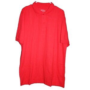 Galaxy by Harvic Men's Size XL Red Collared Polo Shirt T-Shirt NWT
